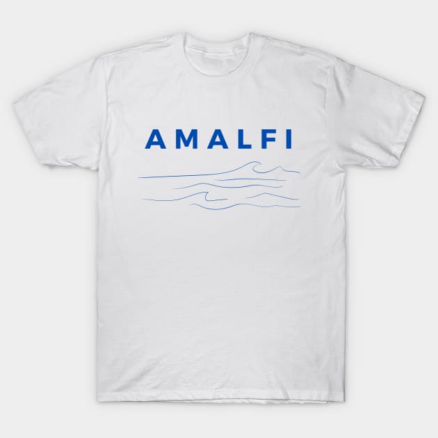 Amalfi Waves T-Shirt by yourstruly